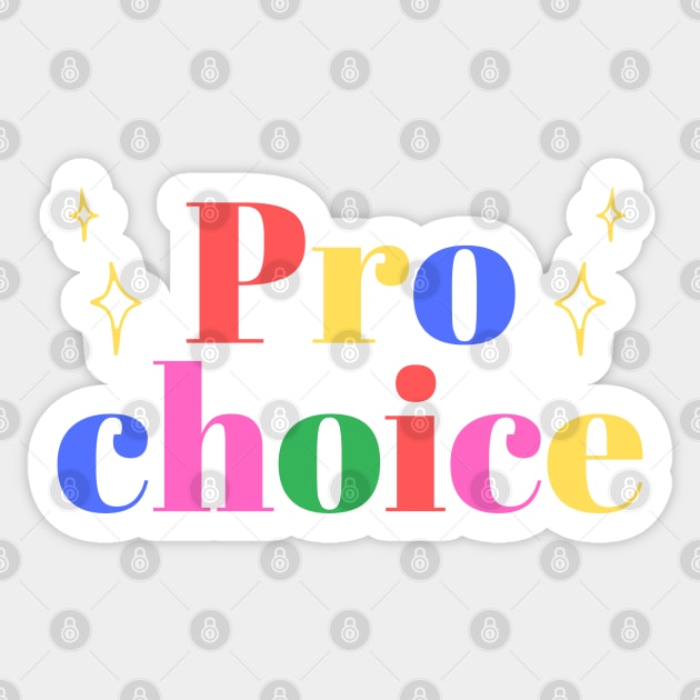 Pro-choice colorful Sticker by Gluten Free Traveller